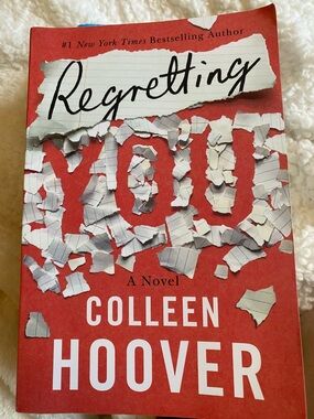 Regretting You by Colleen Hoover - Red Paperback Novel